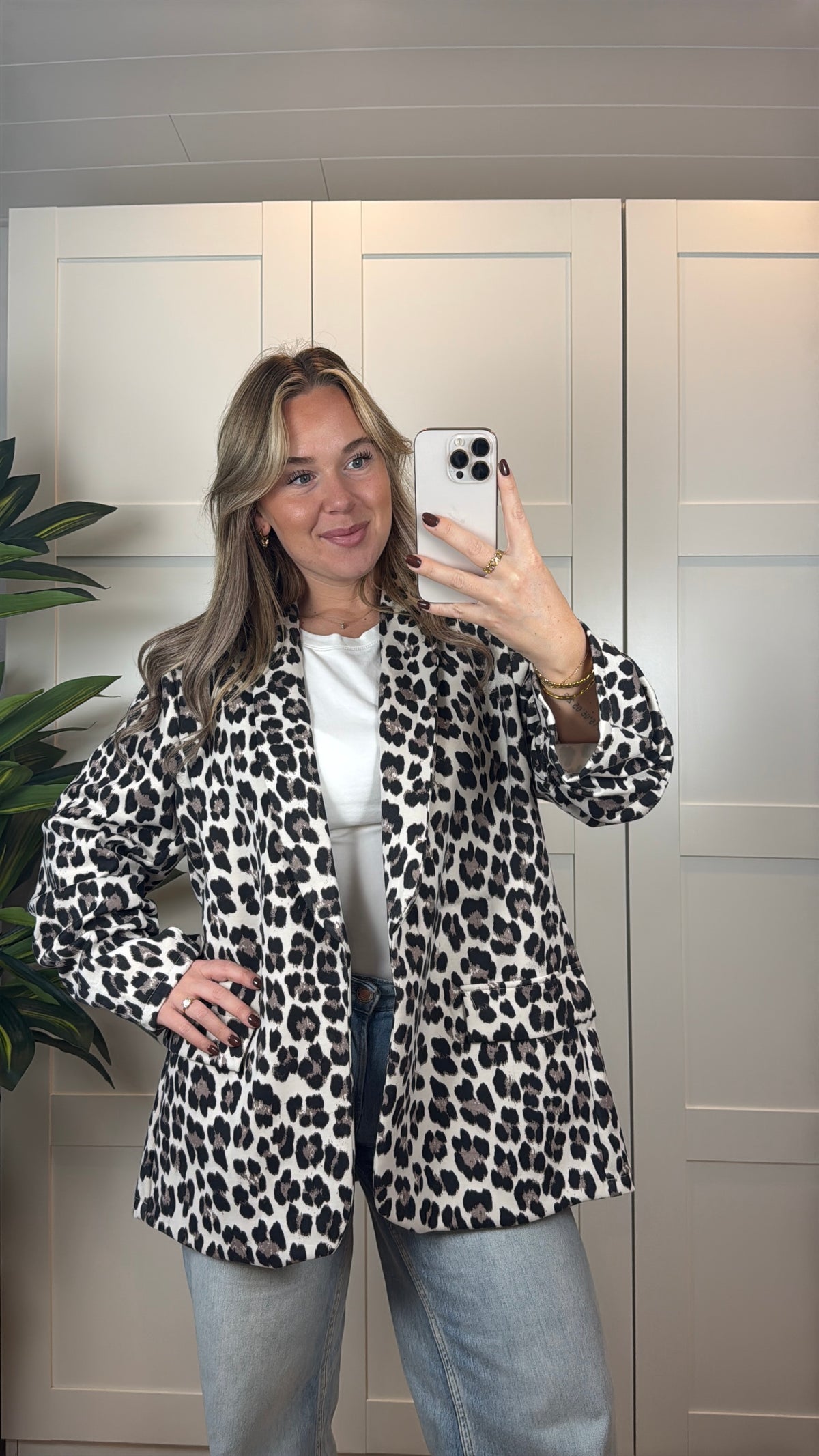 Blazer Cleo mit Leomuster