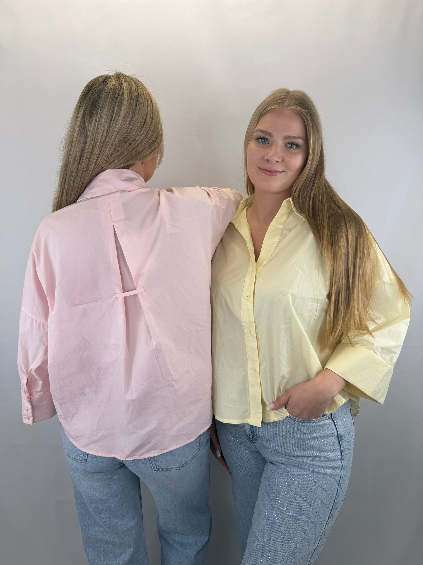 Bluse Daisy - pastellgelb