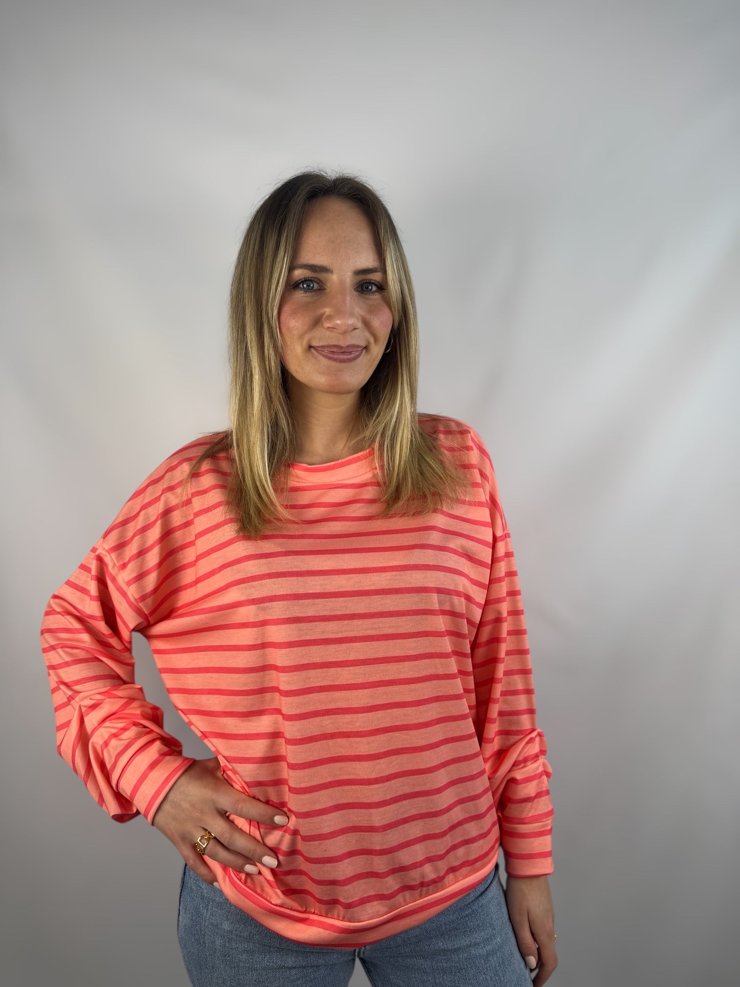Sweatshirt "Lea" - koralle