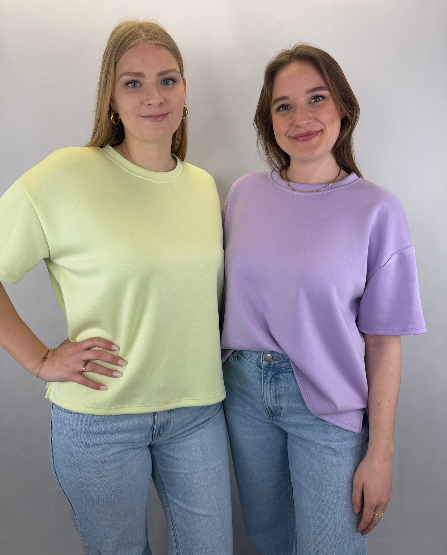 Basic T-Shirt Melly - grün