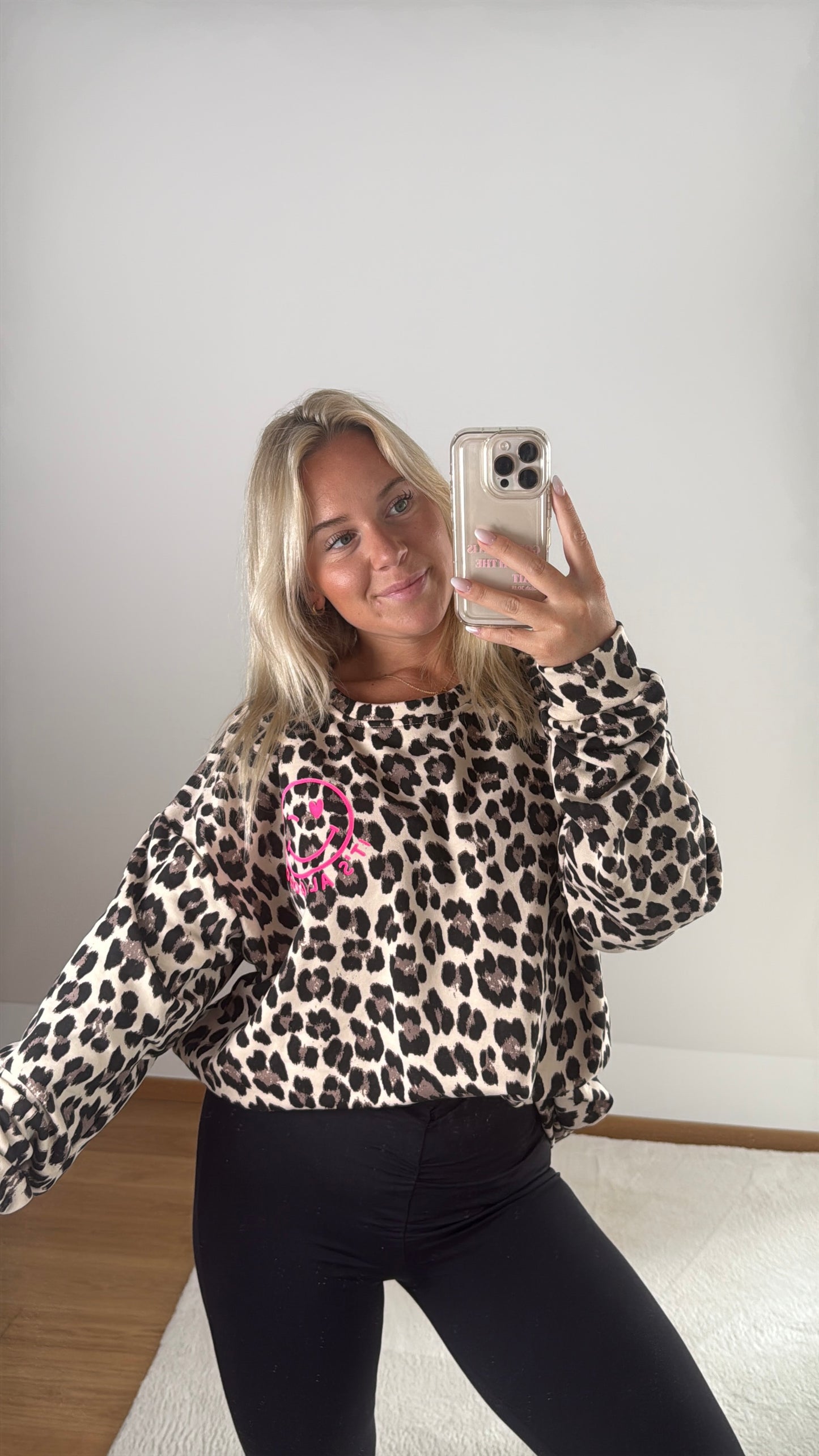 Oversize Sweatshirt Smiley
