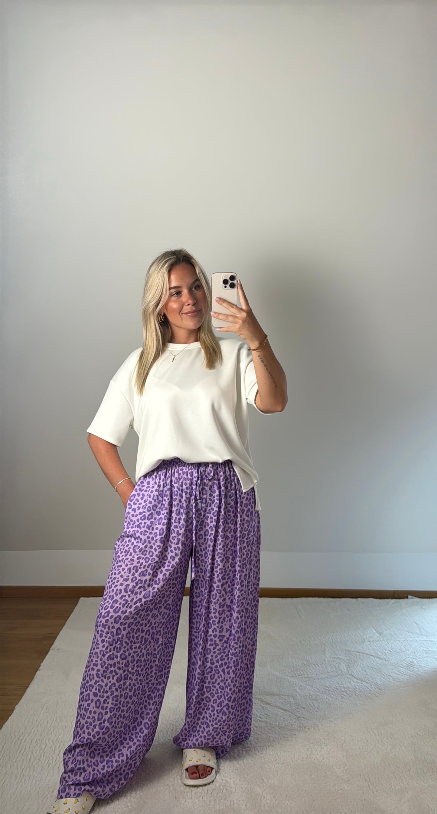 Weite Hose Nala - Lila/flieder