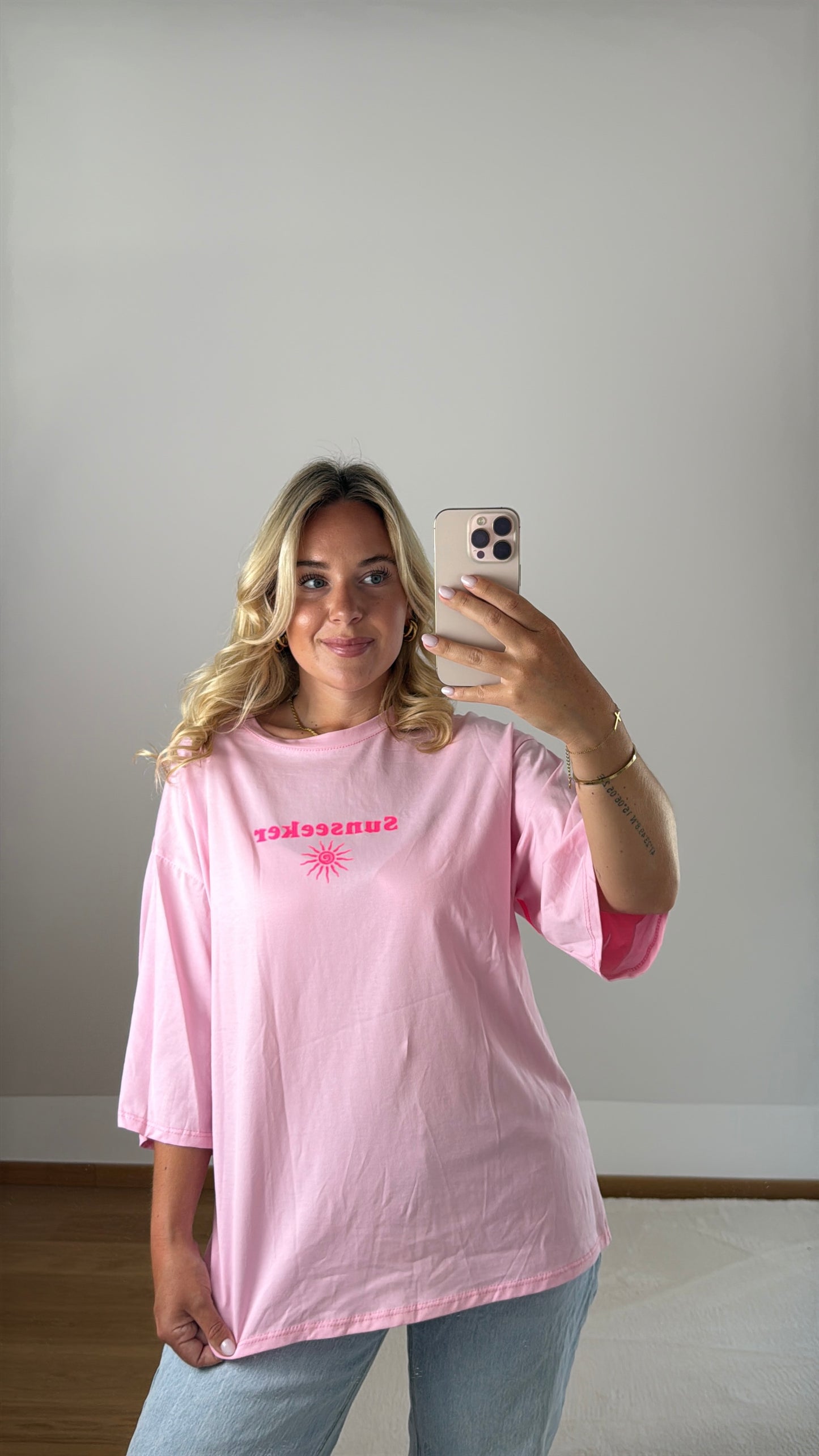 T-Shirt SunSeeker - rosa/neonpink