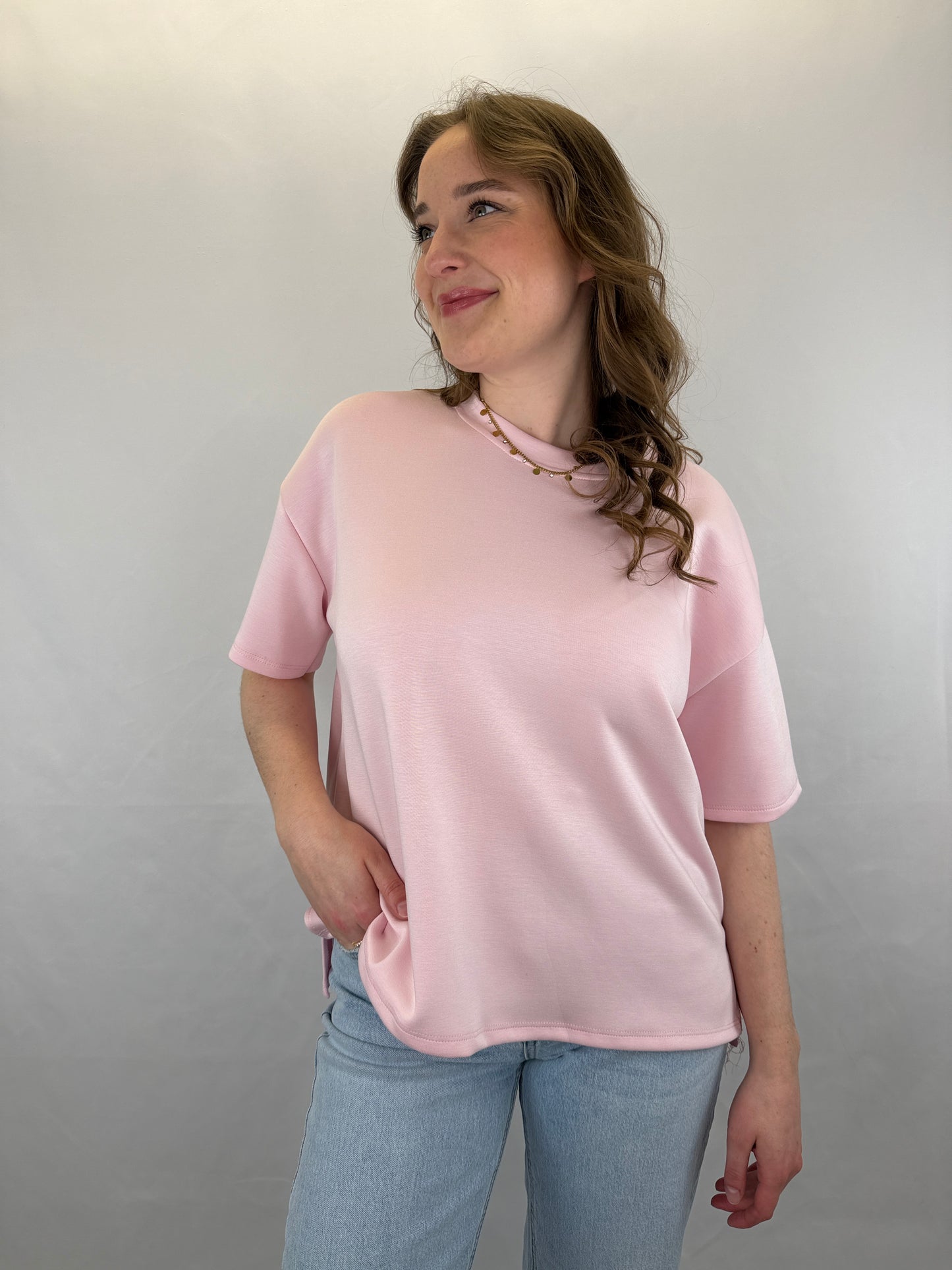 Basic T-Shirt Melly - rosa