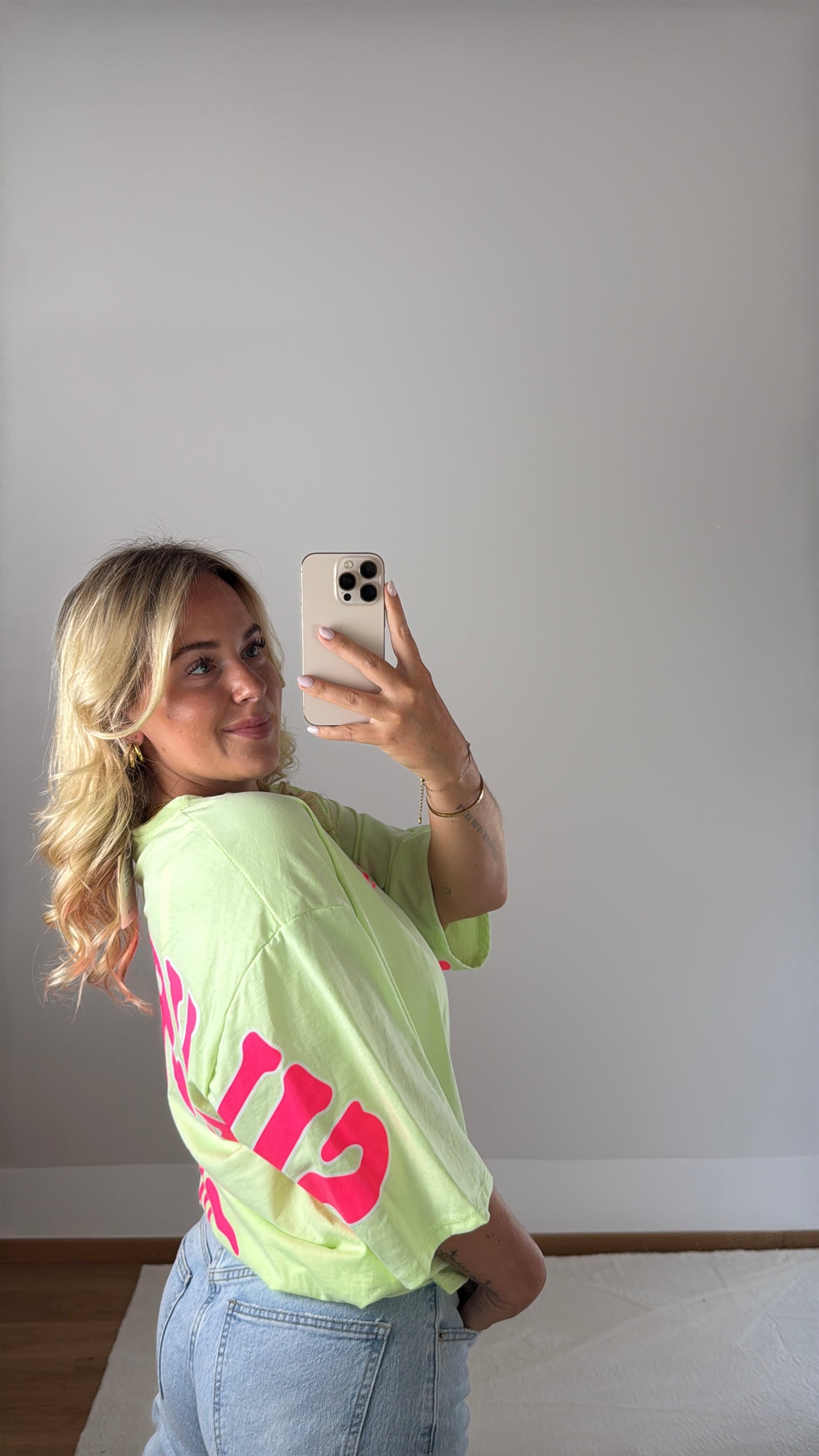 T-Shirt SunSeeker - grün/neonpink