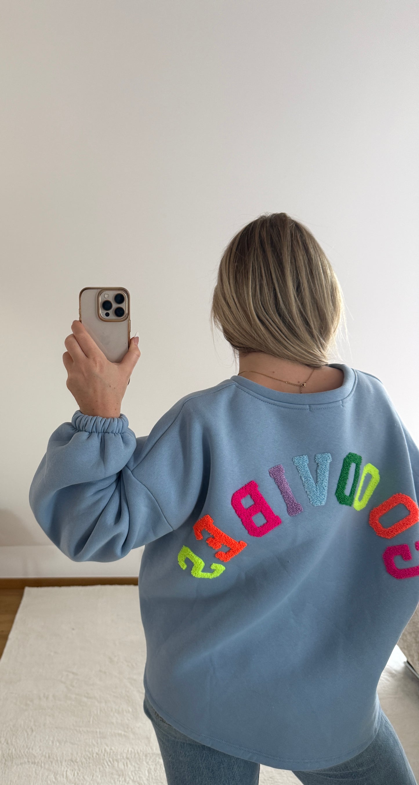 Sweatshirt GoodVibes - blau