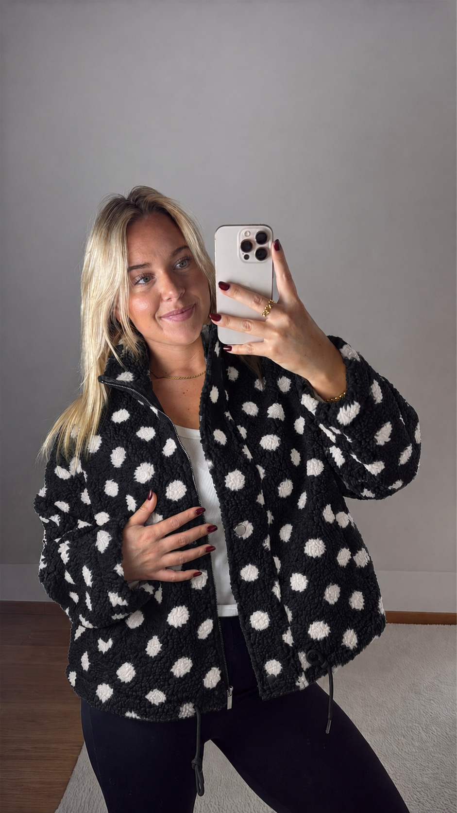 Teddyjacke Polka Dot