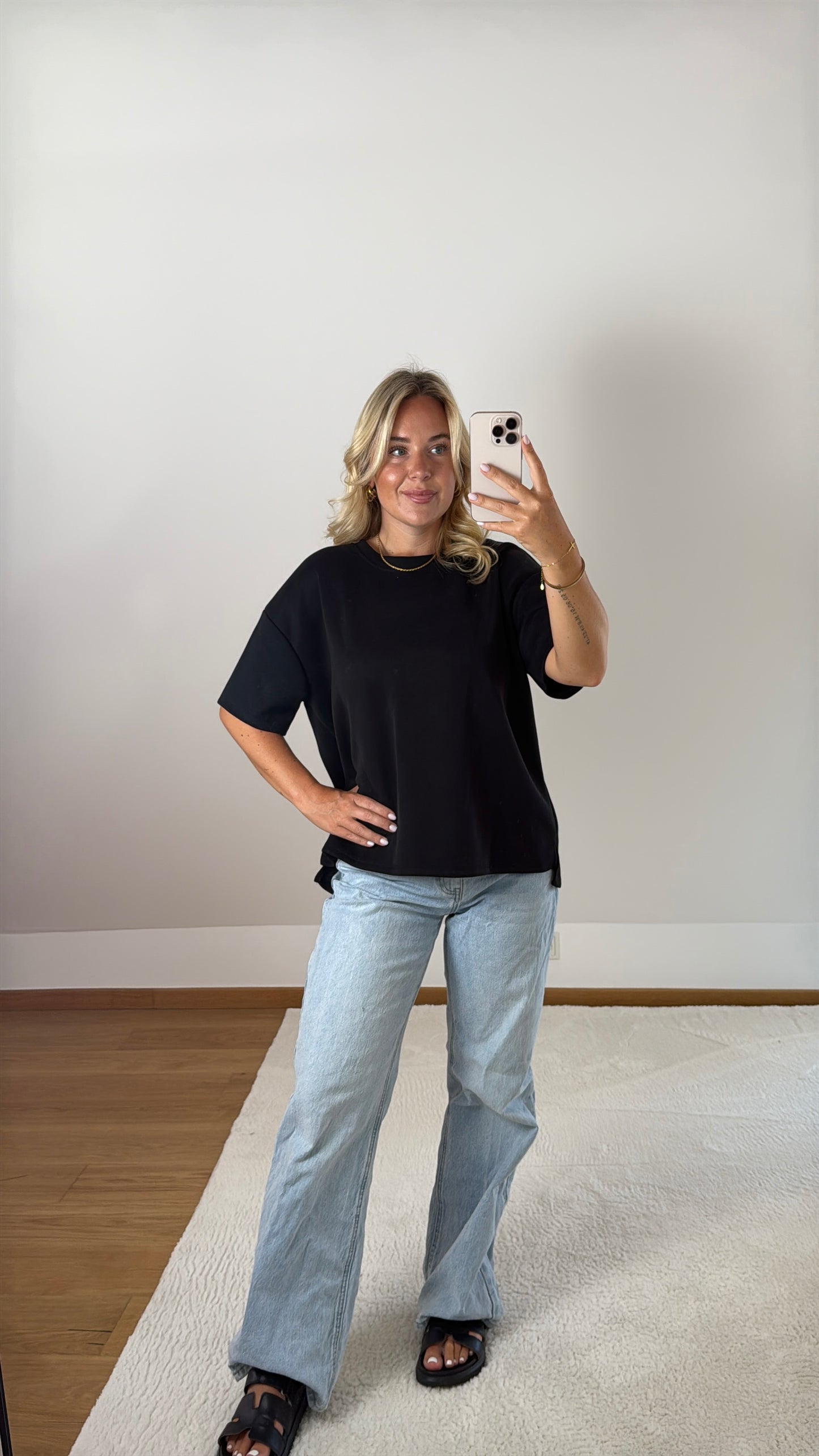 Basic T-Shirt Melly - schwarz
