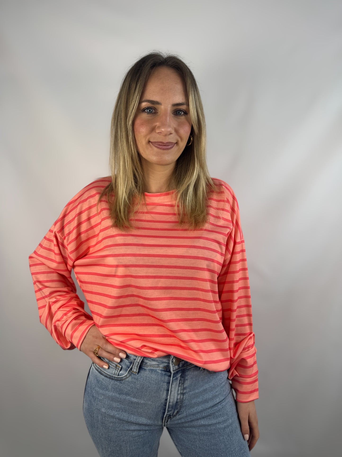 Sweatshirt "Lea" - koralle