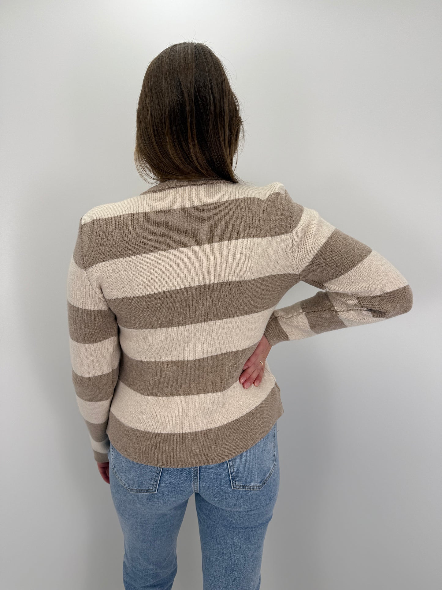 Cardigan Victoria - creme/taupe