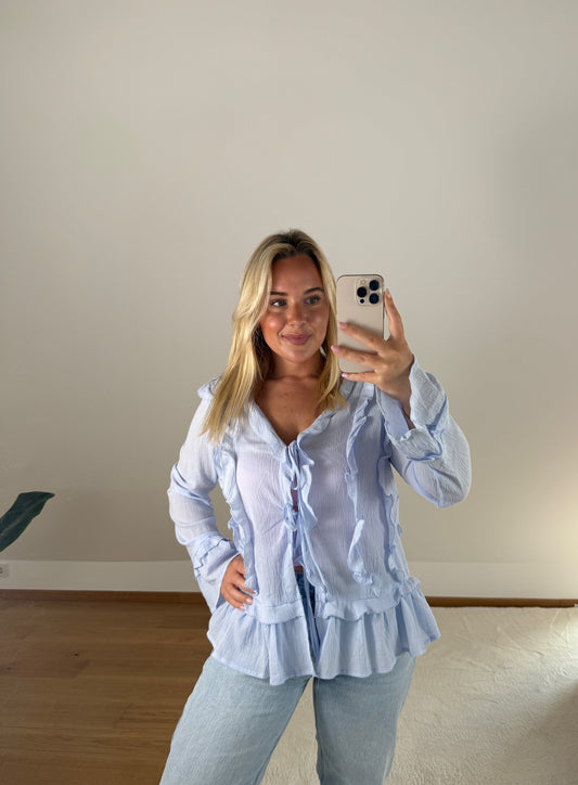 Bluse Lou - hellblau
