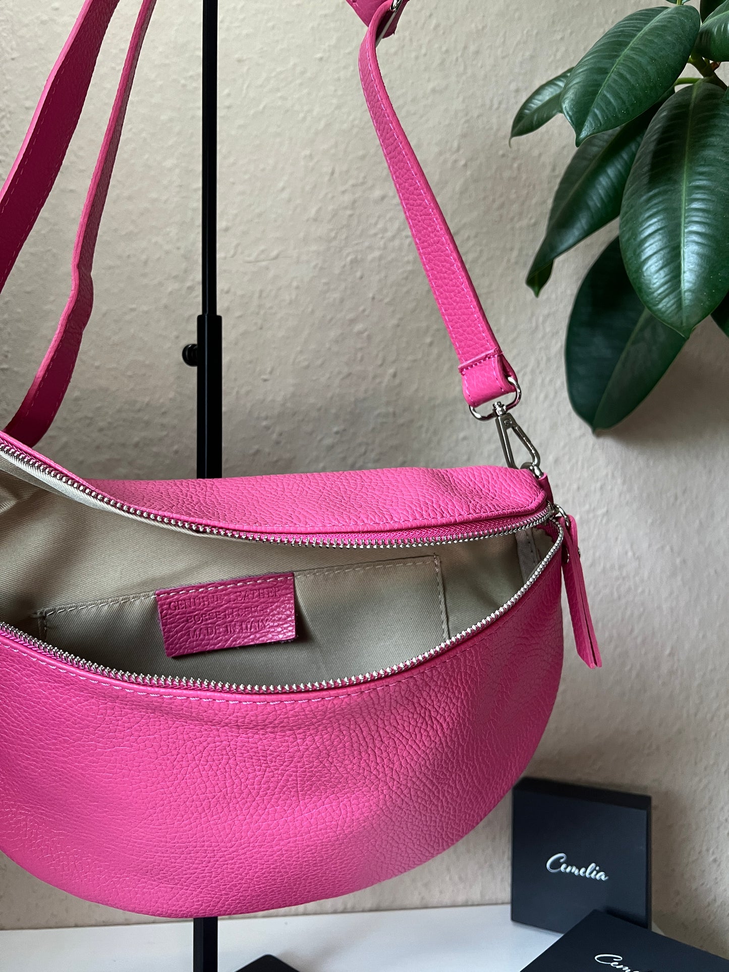 Banana Bag - pink/silber