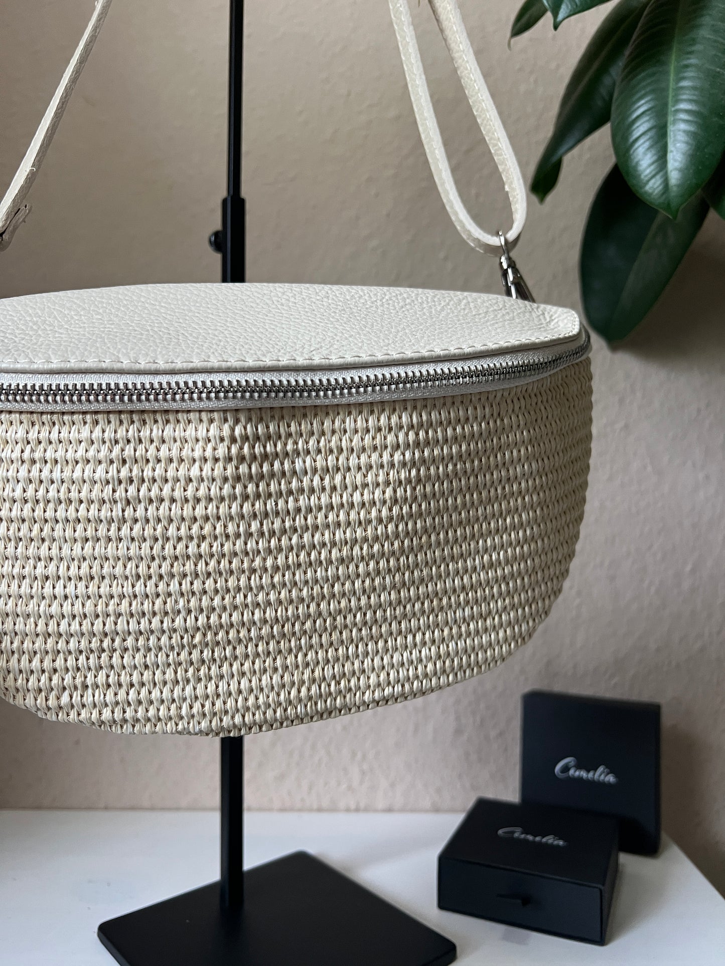 Banana Bag Summer - hellbeige/silber