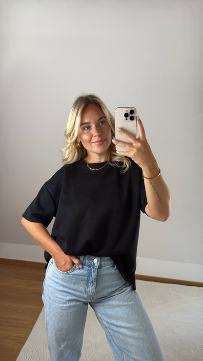 Basic T-Shirt Melly - schwarz