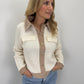Strickcordjacke Maria - creme/beige