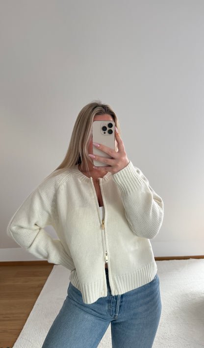 Strickjacke Leonie - weiß