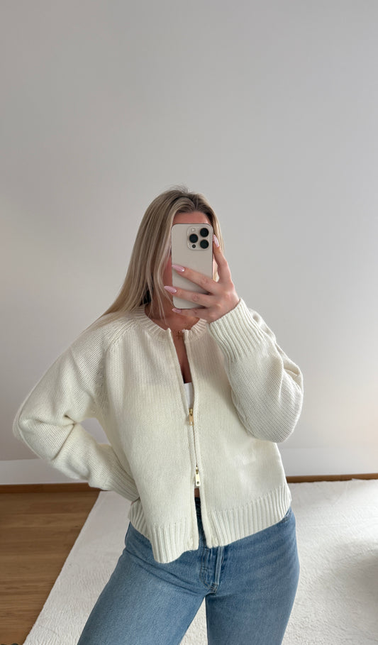 Strickjacke Leonie - creme