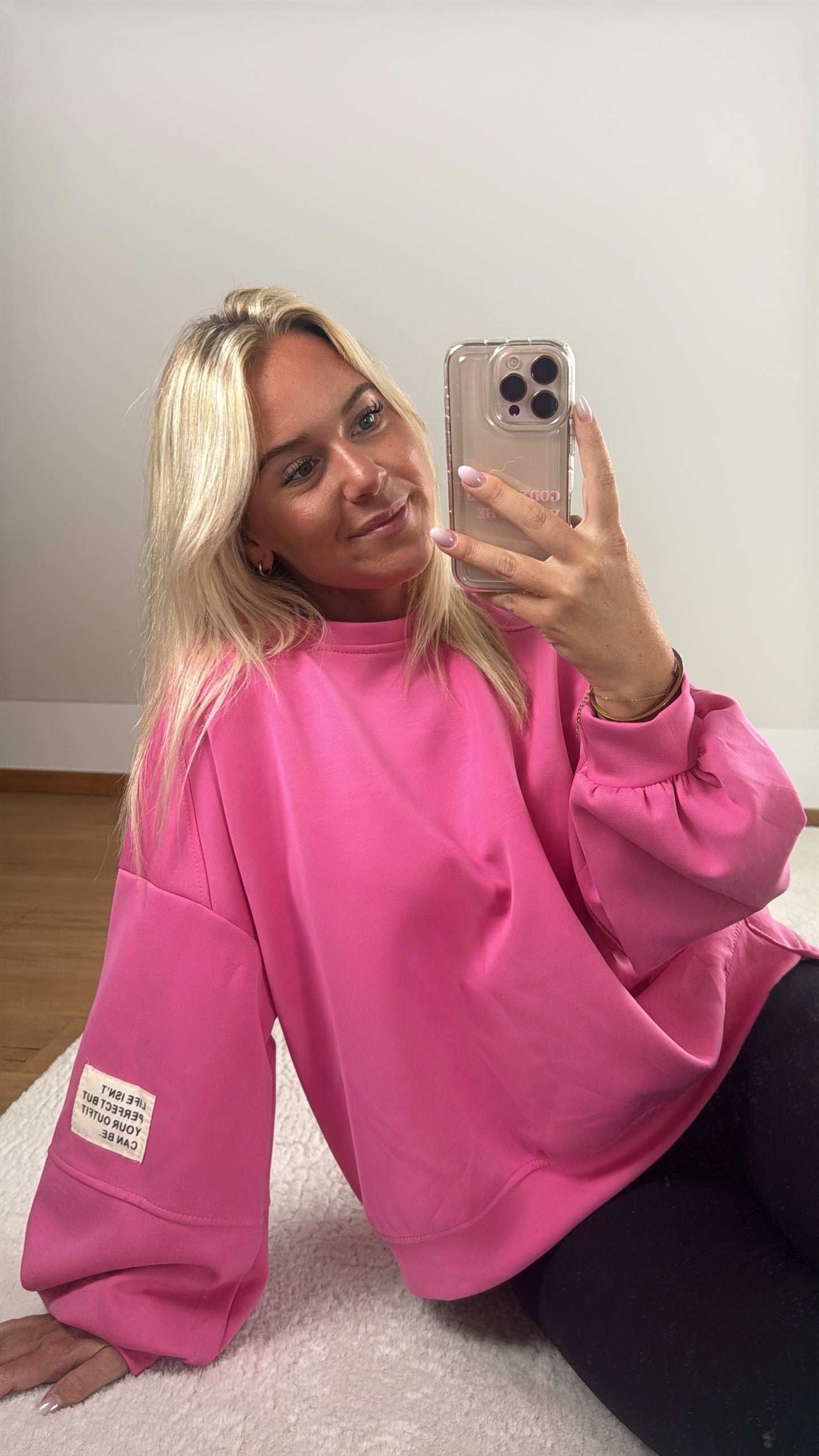 Sweatshirt Patch - pink