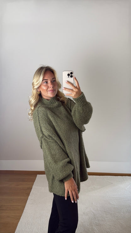 Oversize Pullover - Khaki