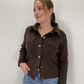 Strickcordjacke Maria - braun