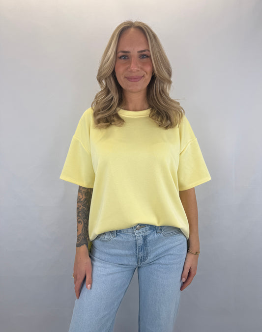 Basic T-Shirt Melly - gelb