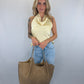 Wildleder Shopper Verona - taupe