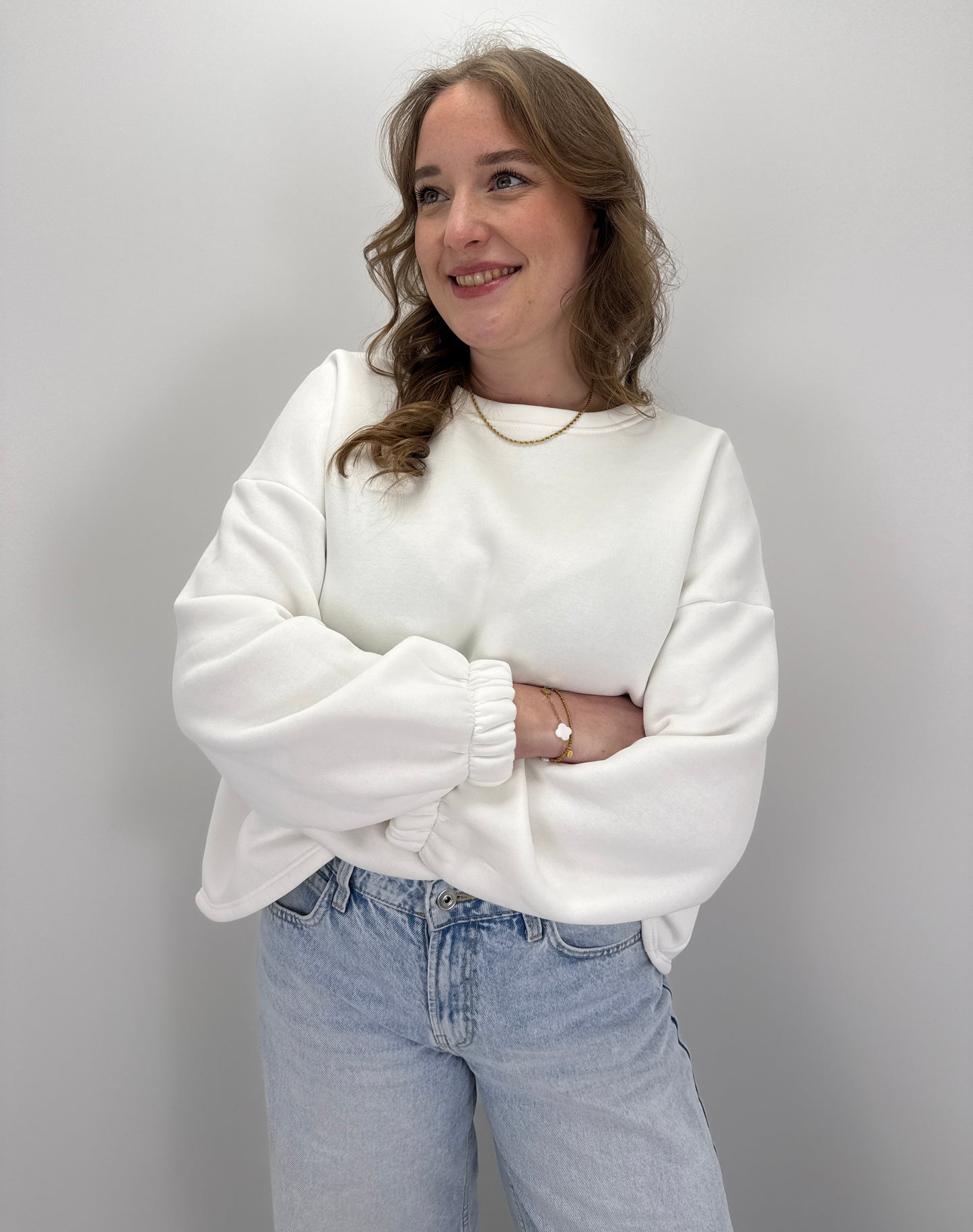 Sweatshirt GoodVibes - weiß