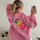 Sweatshirt GoodVibes - rosa