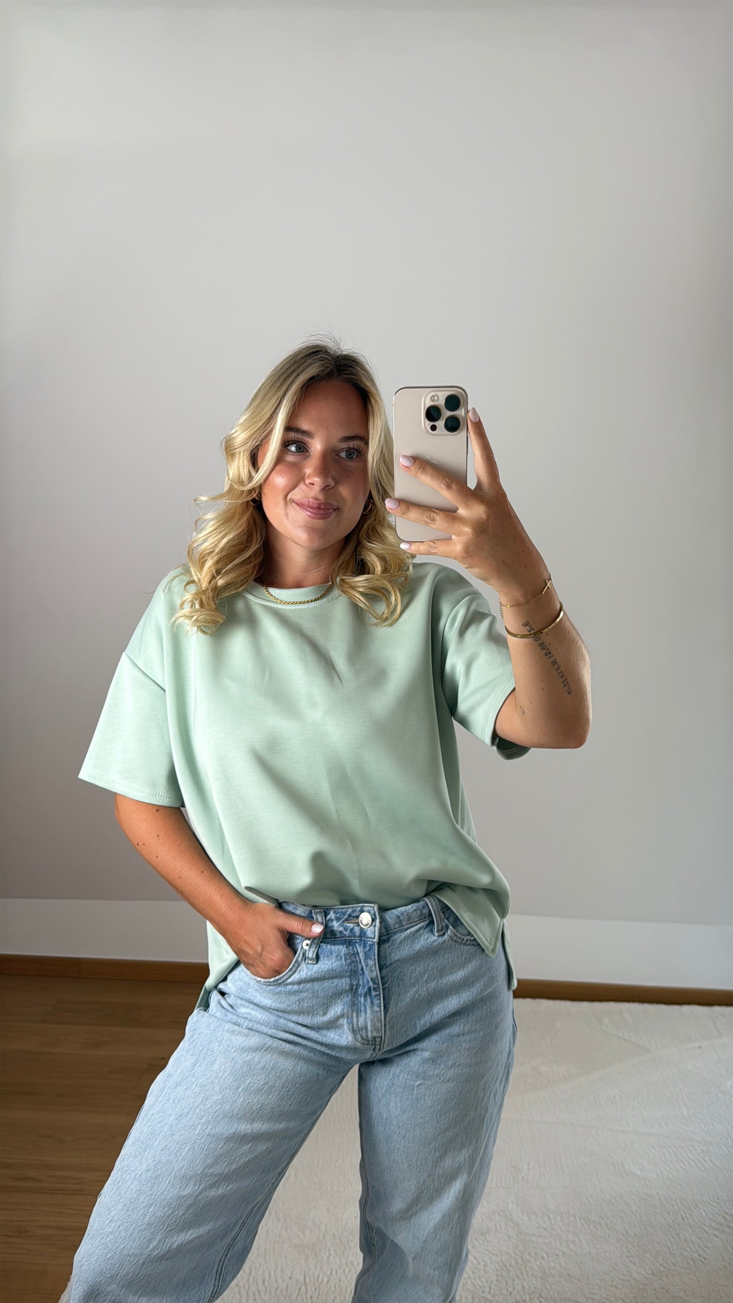 Basic T-Shirt Melly - mint