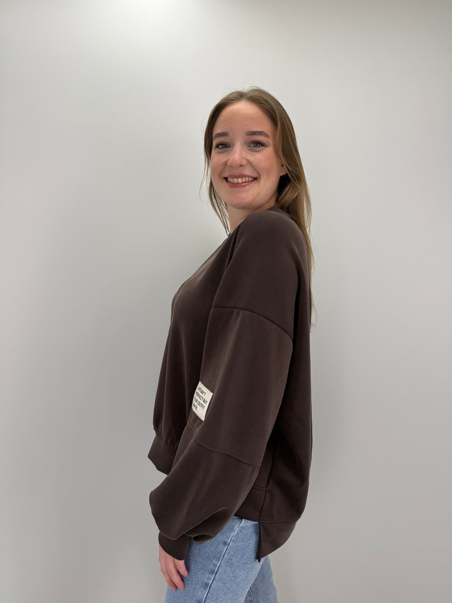 Sweatshirt Patch - braun
