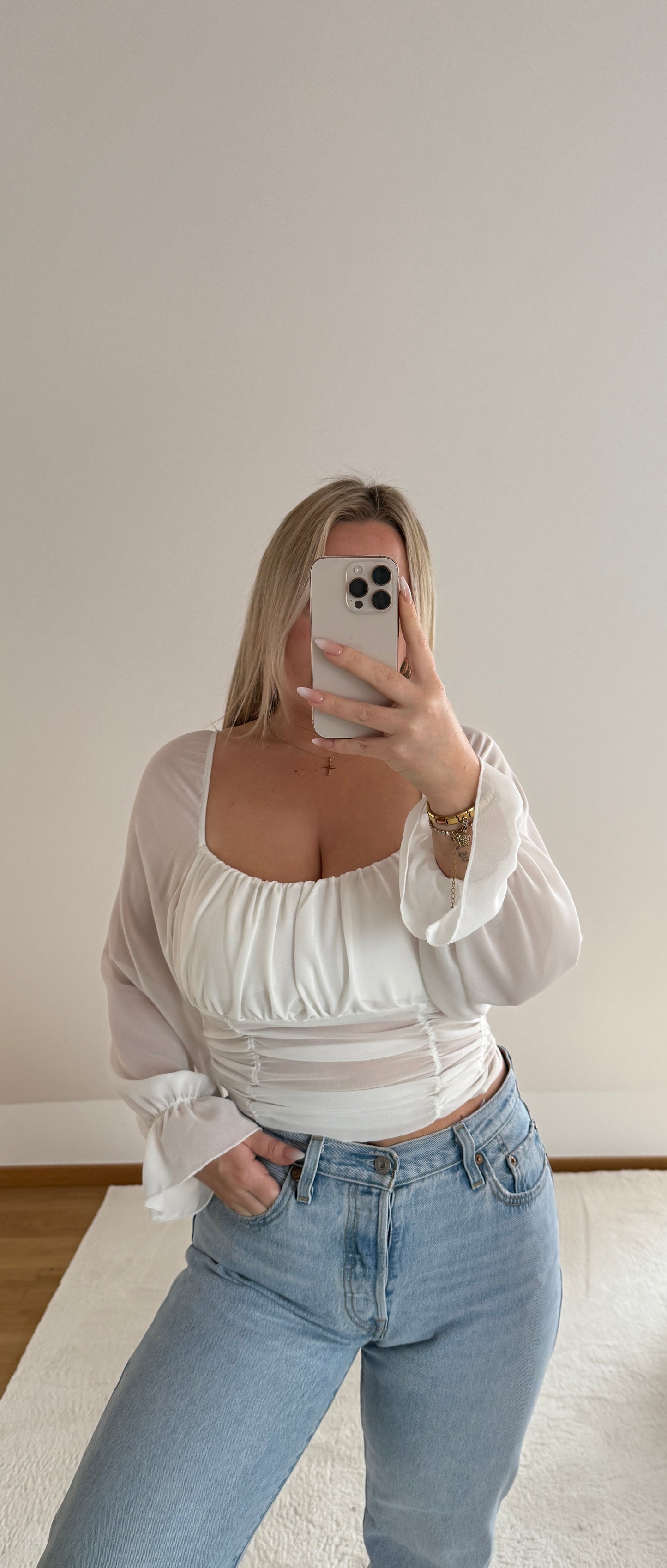 Bluse Lena - weiß