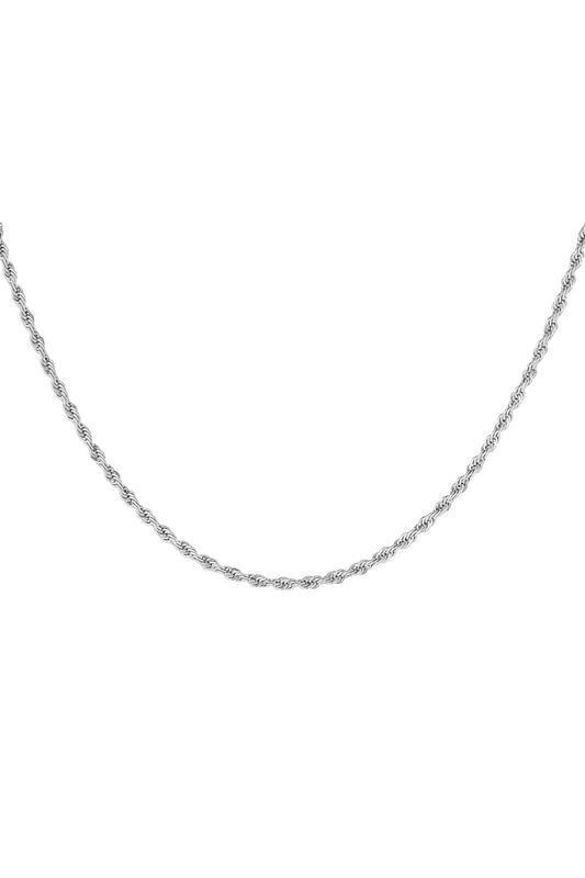 Halskette - Twisted silber