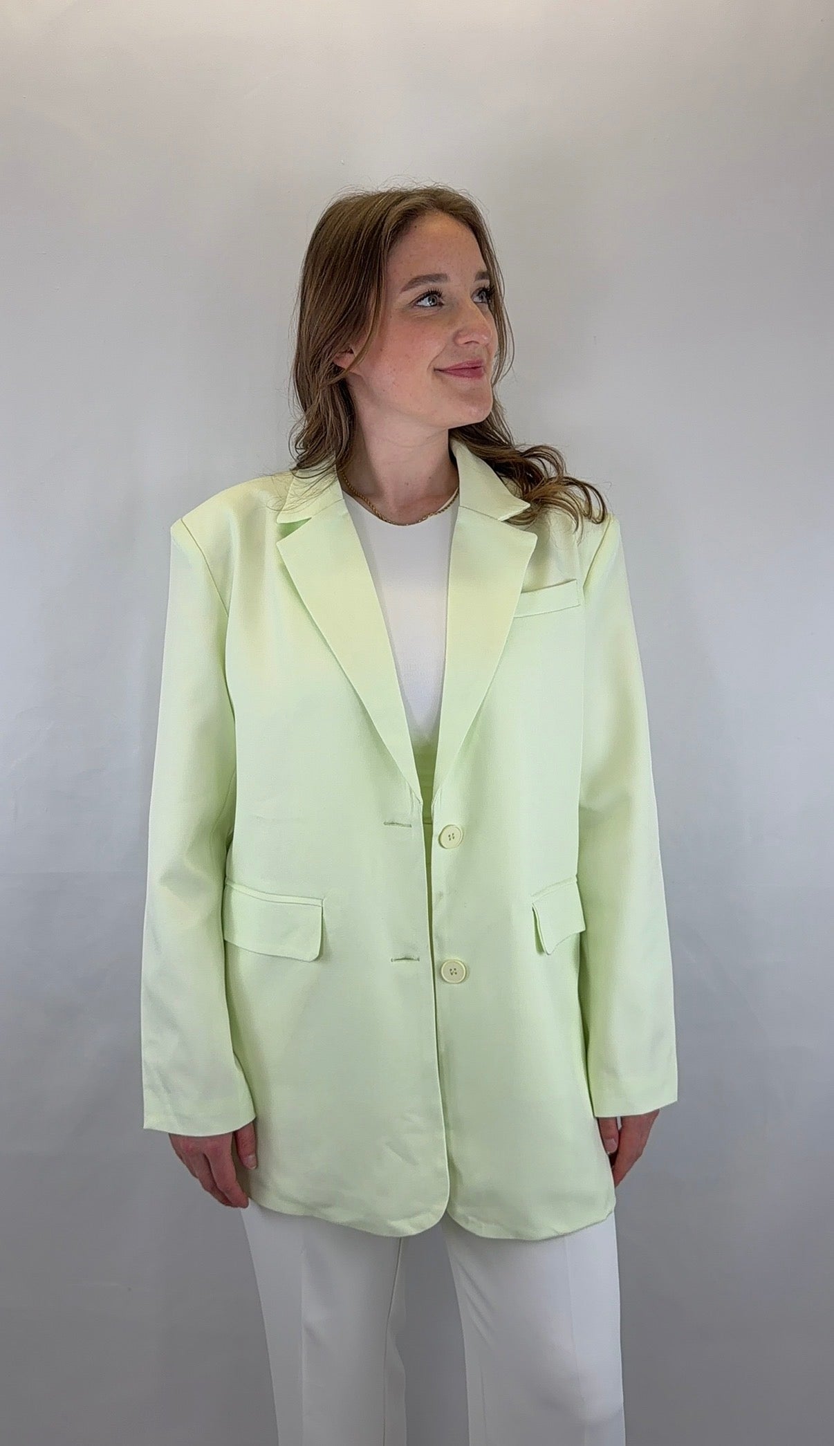 Oversize Blazer Jara - pastellgrün