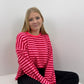 Sweatshirt Lucy - pink/rot