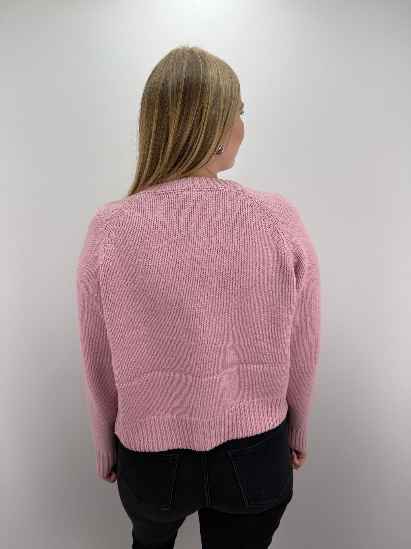 Strickjacke Leonie - altrosa