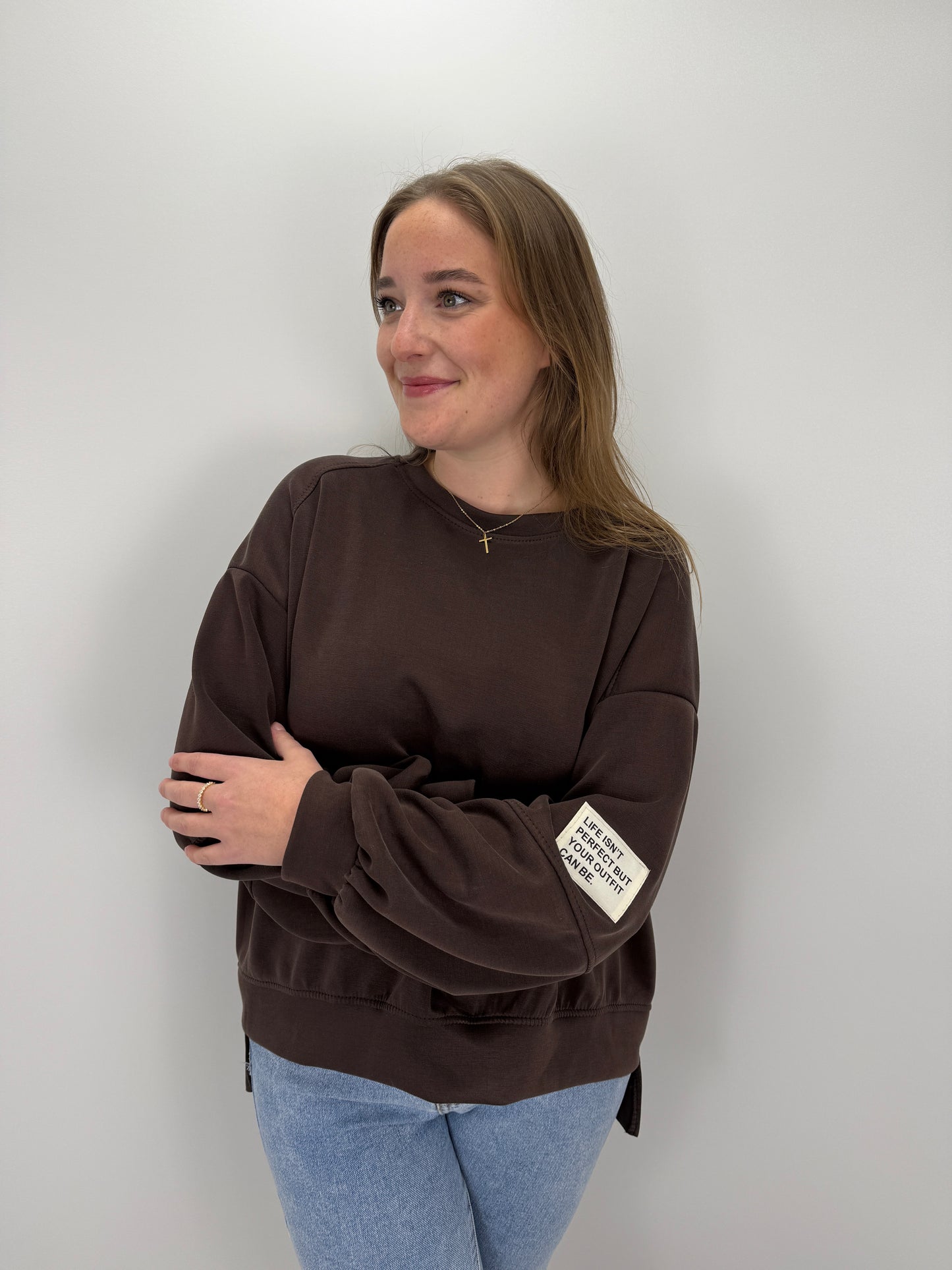 Sweatshirt Patch - braun