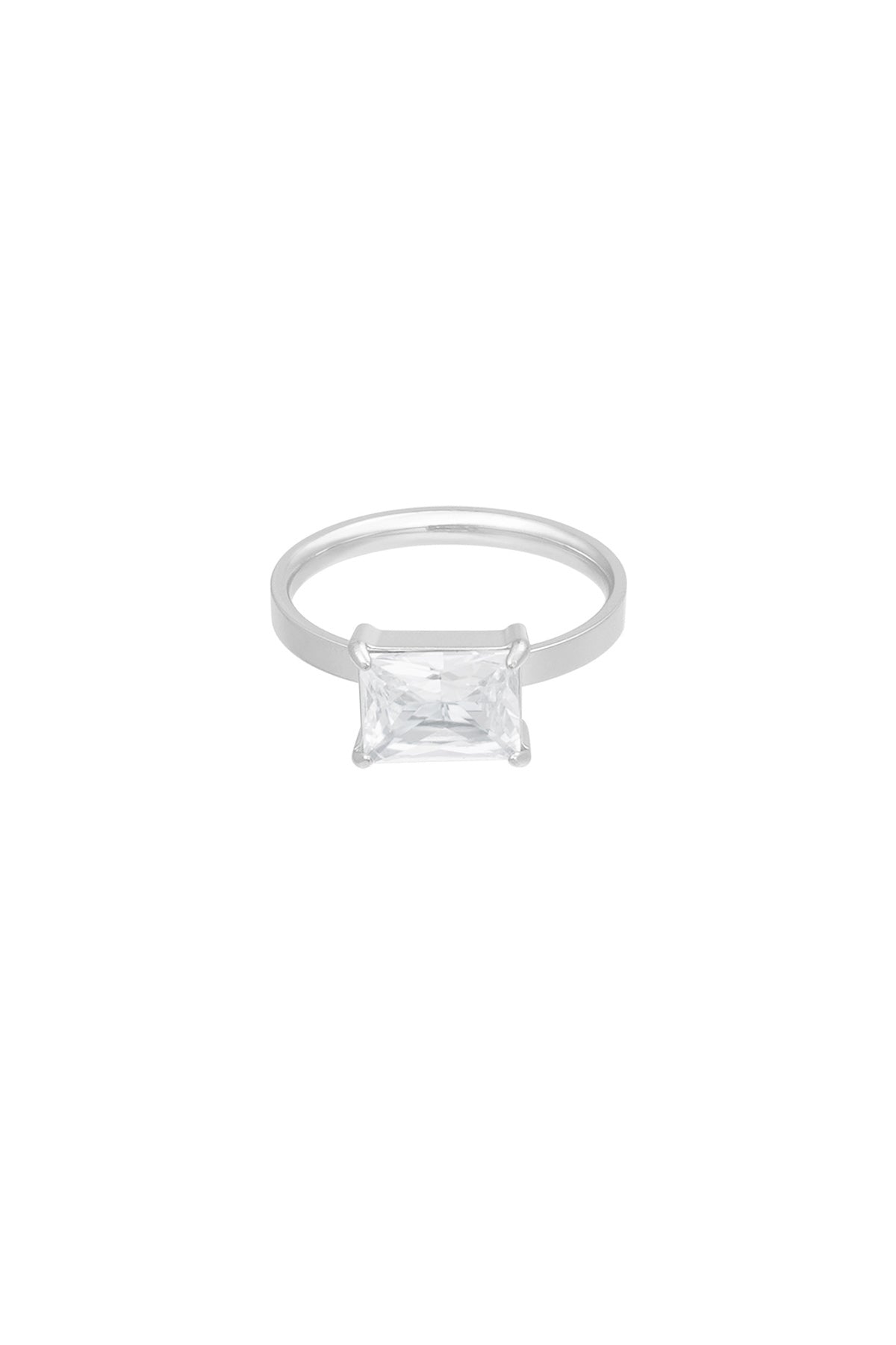 Ring - Diamond silber