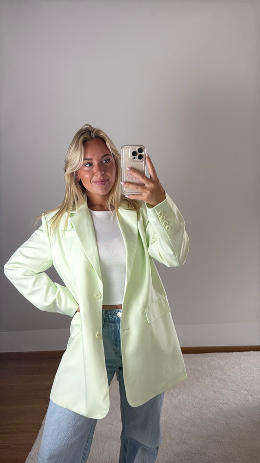 Oversize Blazer Jara - pastellgrün