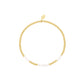 Armband - Golden Pearl White