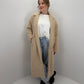 Langer Mantel Clara - beige