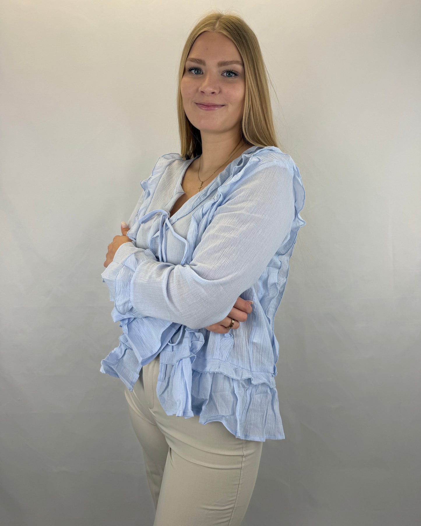 Bluse Lou - hellblau