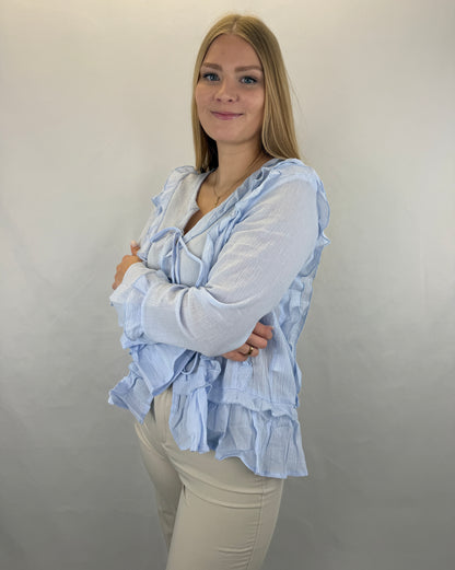 Bluse Lou - hellblau