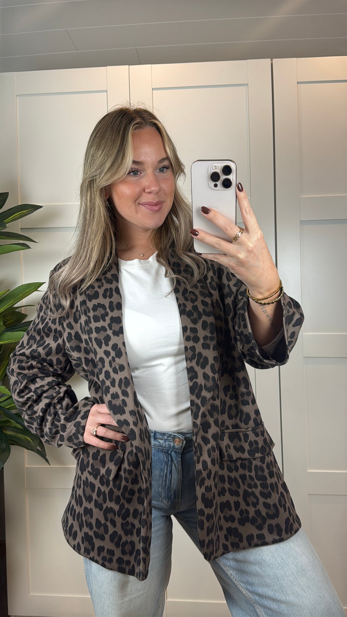 Blazer Cleo mit Leomuster