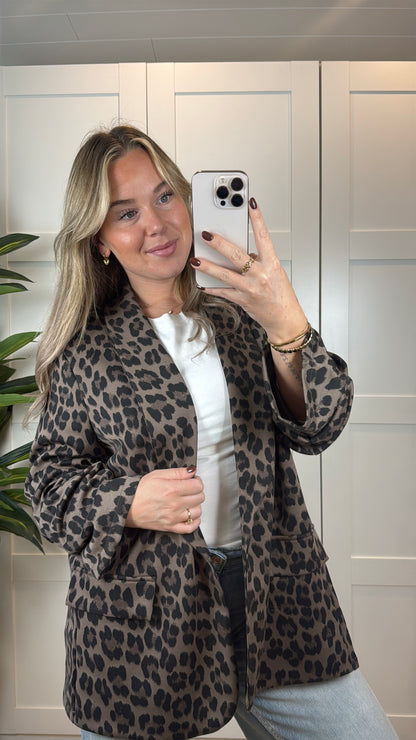 Blazer Cleo mit Leomuster