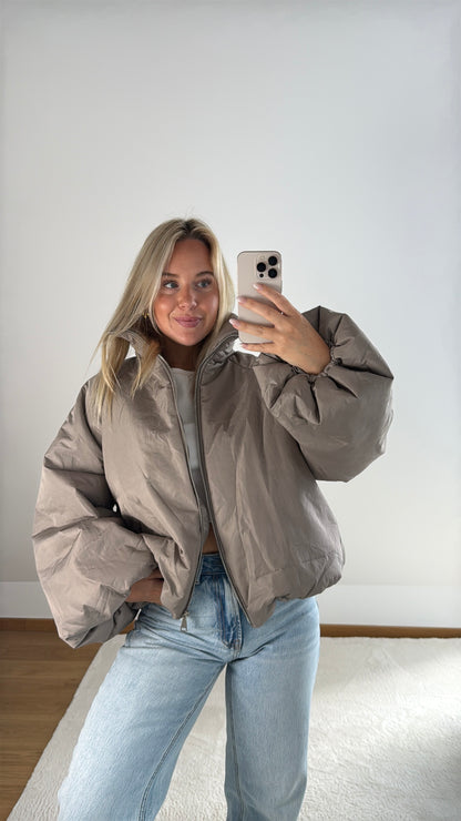 Puffer Jacke Larissa - taupe