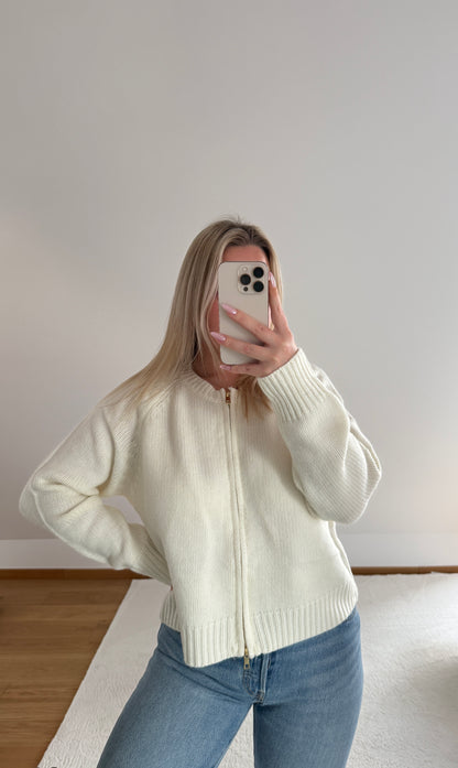 Strickjacke Leonie - weiß