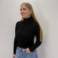 Rollkragenpullover Jasmin - schwarz