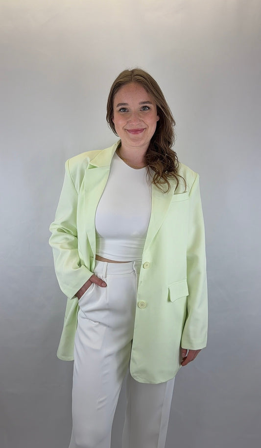 Oversize Blazer Jara - pastellgrün