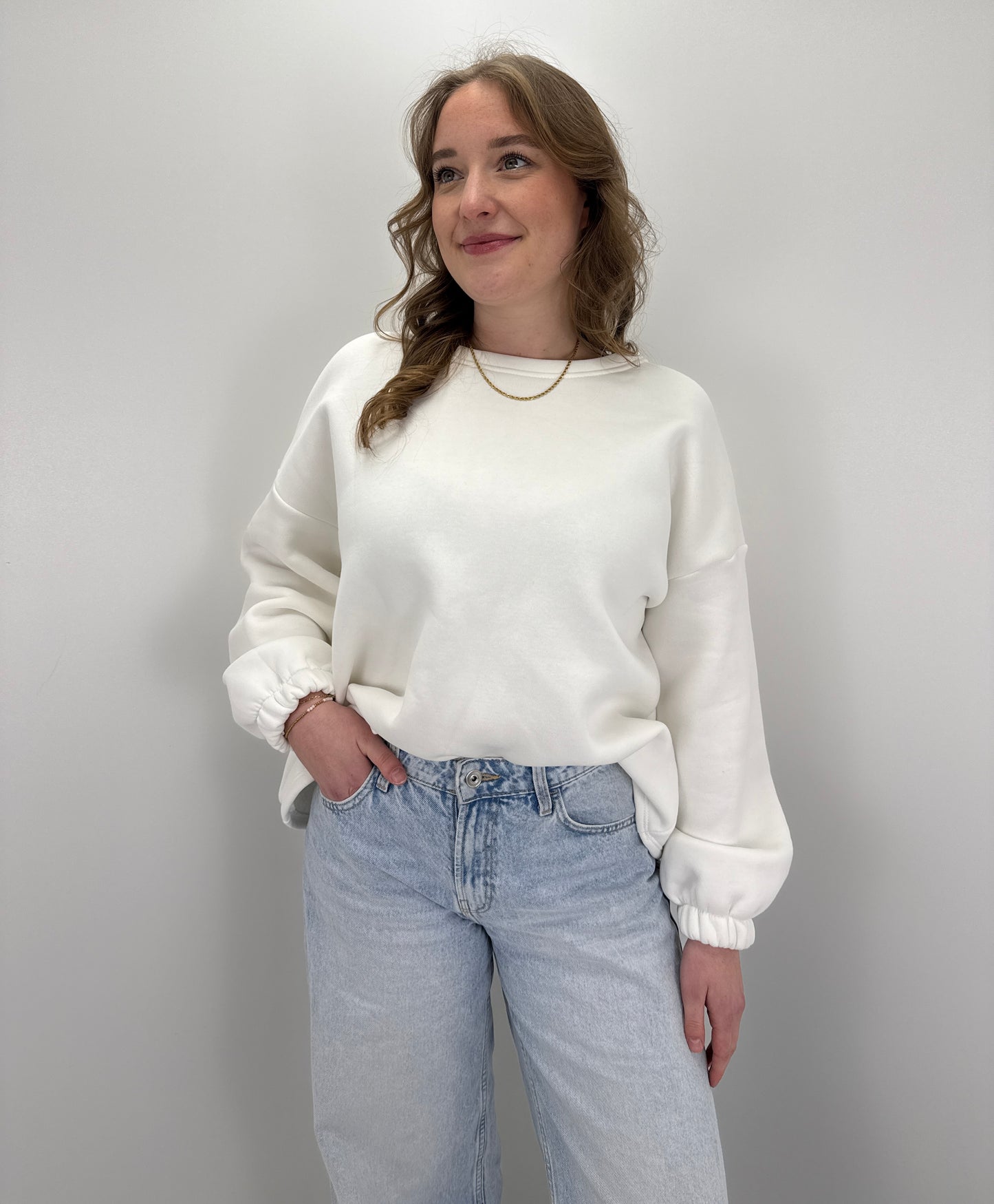 Sweatshirt GoodVibes - weiß