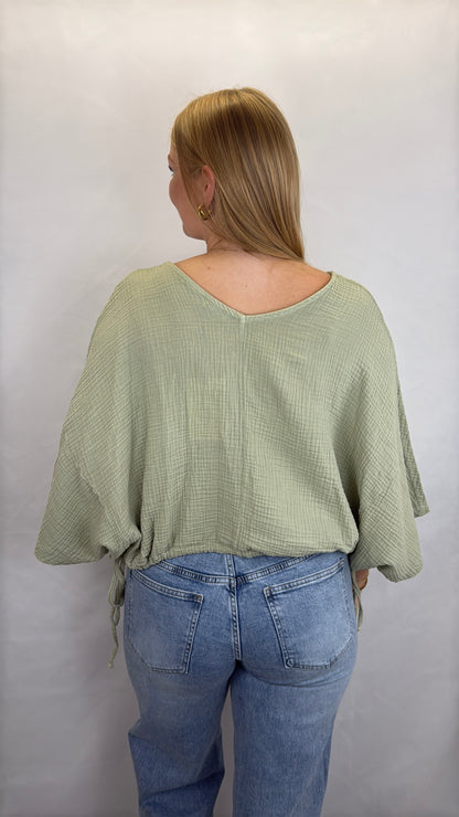 T-Shirt-Bluse Alexa - grün